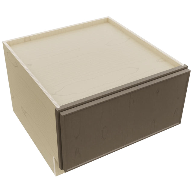 Fabuwood Echo Mocha DBS24 Base Bench Seat Cabinet, Top View
