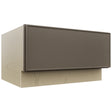 Fabuwood Echo Mocha DBS30 Base Bench Seat Cabinet, Front View