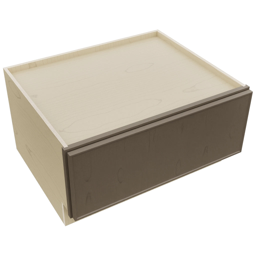 Fabuwood Echo Mocha DBS30 Base Bench Seat Cabinet, Top View