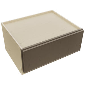 Fabuwood Echo Mocha DBS30 Base Bench Seat Cabinet, Top View