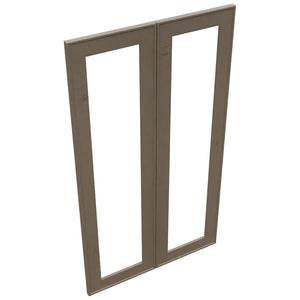 Fabuwood Echo Mocha DS DFG2442 Wall Prepped Door, Top View