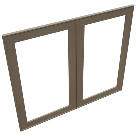 Fabuwood Echo Mocha DS DFG3630 Wall Prepped Door, Top View