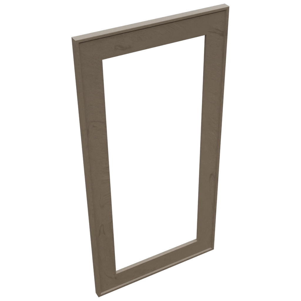 Fabuwood Echo Mocha DS DFGD2430 Wall Prepped Door, Top View