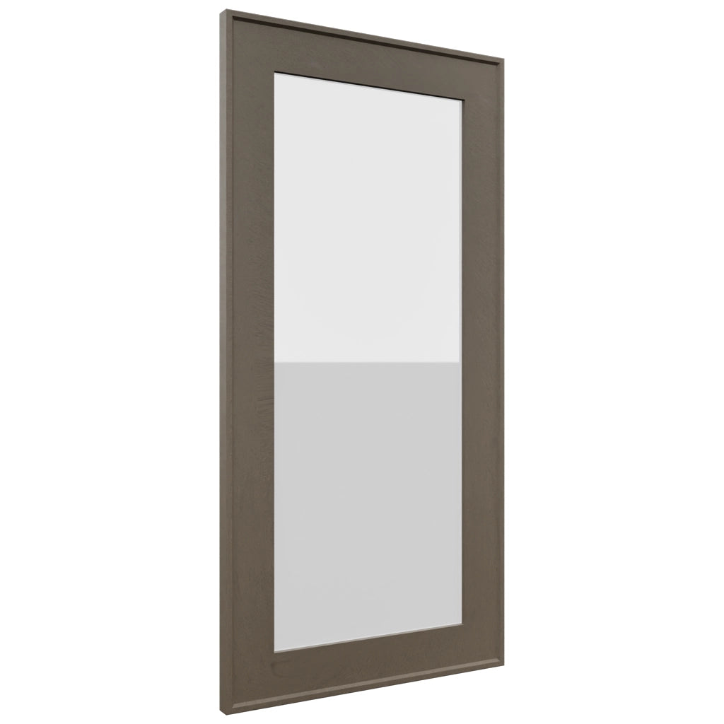 Fabuwood Echo Mocha DS GDW1530 Wall Glass Door, Front View