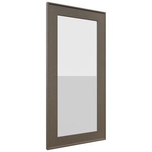 Fabuwood Echo Mocha DS GDW1530 Wall Glass Door, Front View