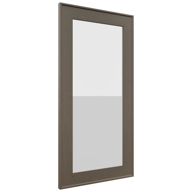 Fabuwood Echo Mocha DS GDW1530 Wall Glass Door, Front View