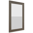 Fabuwood Echo Mocha DS GDW1830 Wall Glass Door, Front View