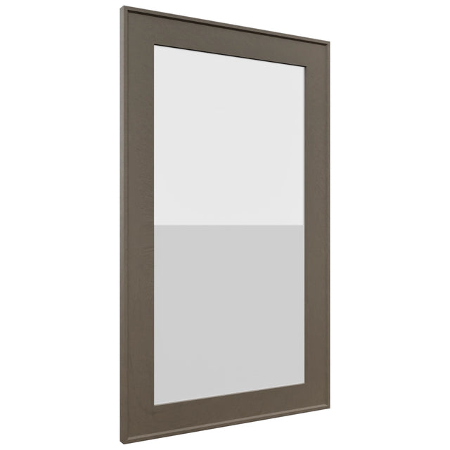 Fabuwood Echo Mocha DS GDW1830 Wall Glass Door, Front View