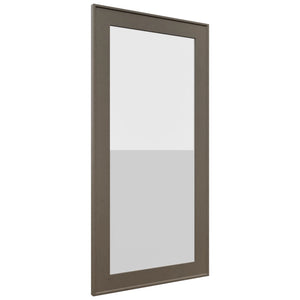 Fabuwood Echo Mocha DS GDW1836 Wall Glass Door, Front View