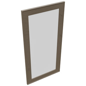 Fabuwood Echo Mocha DS GDW1836 Wall Glass Door, Top View