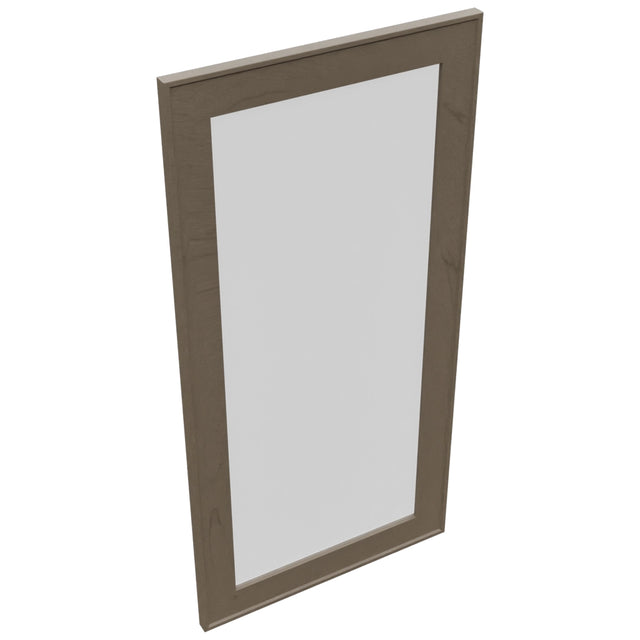 Fabuwood Echo Mocha DS GDW1836 Wall Glass Door, Top View