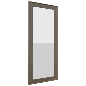 Fabuwood Echo Mocha DS GDW1842 Wall Glass Door, Front View