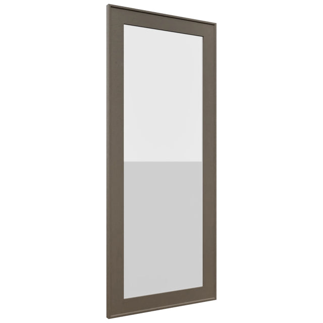 Fabuwood Echo Mocha DS GDW1842 Wall Glass Door, Front View
