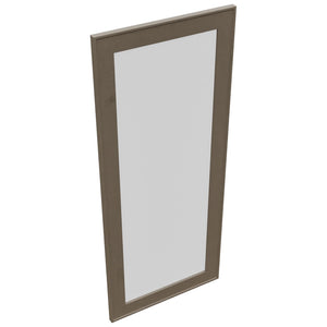 Fabuwood Echo Mocha DS GDW1842 Wall Glass Door, Top View