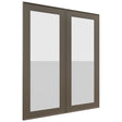 Fabuwood Echo Mocha DS GDW3036 Wall Glass Door, Front View