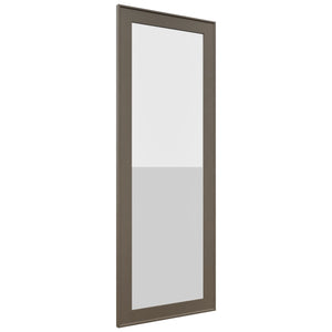 Fabuwood Echo Mocha DS GDWD1860 Wall Glass Door, Front View