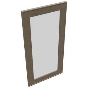 Fabuwood Echo Mocha DS GDWDC2430 Wall Glass Door, Top View