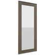 Fabuwood Echo Mocha DS GDWDC2436 Wall Glass Door, Front View