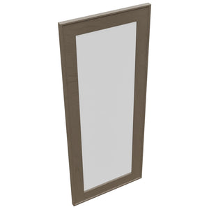Fabuwood Echo Mocha DS GDWDC2436 Wall Glass Door, Top View