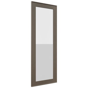 Fabuwood Echo Mocha DS GDWDC2442 Wall Glass Door, Front View