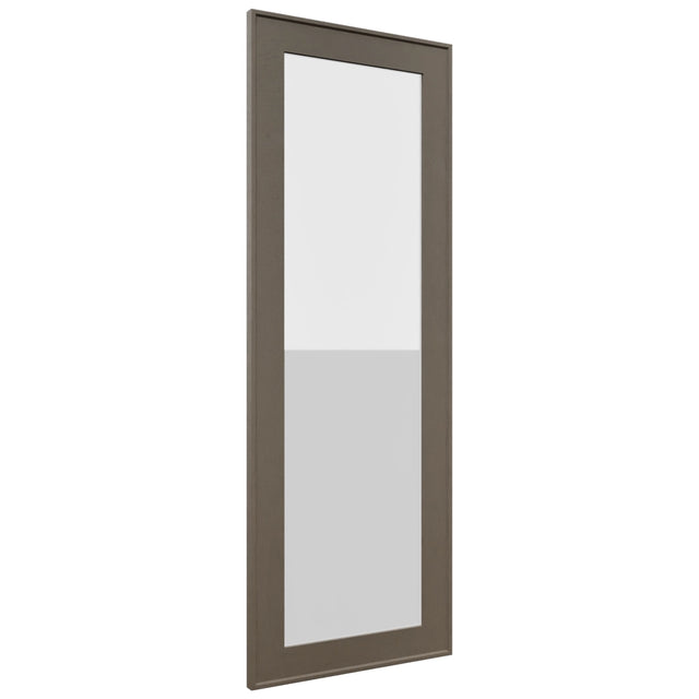 Fabuwood Echo Mocha DS GDWDC2442 Wall Glass Door, Front View