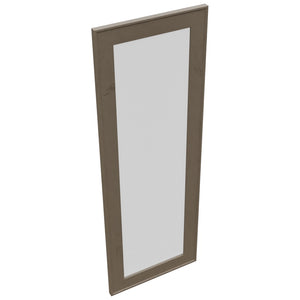 Fabuwood Echo Mocha DS GDWDC2442 Wall Glass Door, Top View