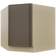 Fabuwood Echo Mocha DSB36FD Base Corner Diagonal Sink Cabinet, Front View