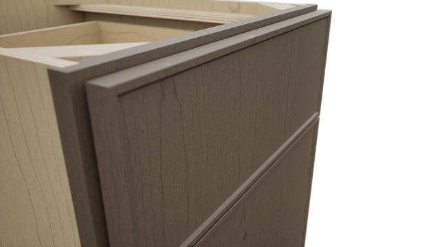Fabuwood Echo Mocha FD18 Vanity Desk, Detail View