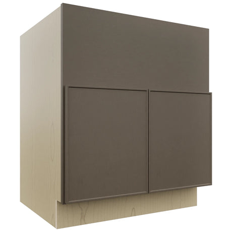 Fabuwood Echo Mocha FS30 Base Farm Sink Cabinet, Front View