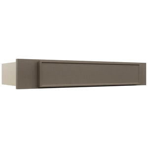 Fabuwood Echo Mocha KD30 Vanity Desk, Front View