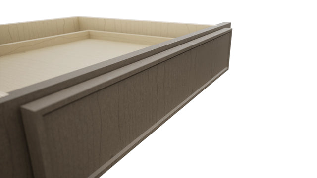 Fabuwood Echo Mocha KD30 Vanity Desk, Detail View