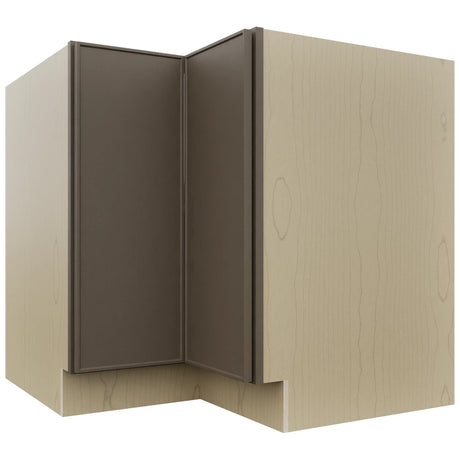 Fabuwood Echo Mocha LSB36 Base Corner Lazy Susan Cabinet, Front View