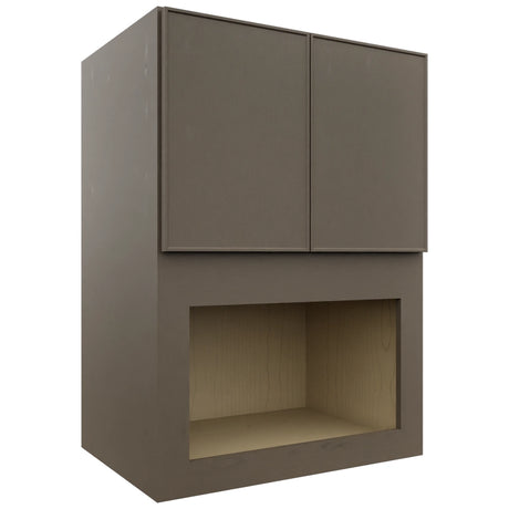 Fabuwood Echo Mocha MC304221 Wall Microwave Cabinet, Front View