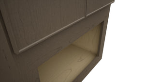 Fabuwood Echo Mocha MC304221 Wall Microwave Cabinet, Detail View