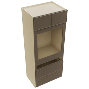 Fabuwood Echo Mocha OC3384C Tall Oven Cabinet Combo, Top View