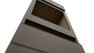 Fabuwood Echo Mocha OC3384C Tall Oven Cabinet Combo, Detail View