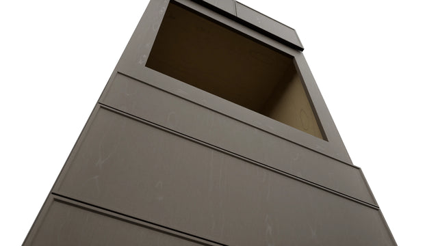 Fabuwood Echo Mocha OC3384S Tall Oven Cabinet Single, Detail View