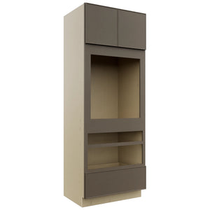 Fabuwood Echo Mocha OC3390D Tall Oven Cabinet Double, Front View