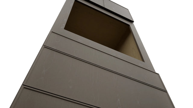 Fabuwood Echo Mocha OC3390S Tall Oven Cabinet Single, Detail View