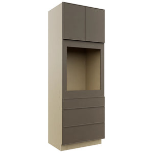 Fabuwood Echo Mocha OC3396S Tall Oven Cabinet Single, Front View