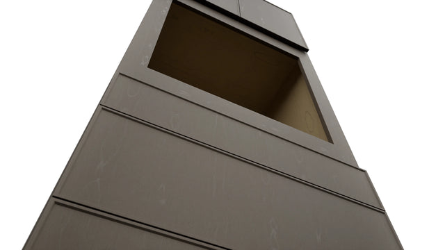 Fabuwood Echo Mocha OC3396S Tall Oven Cabinet Single, Detail View
