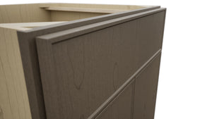 Fabuwood Echo Mocha SB24 Base Sink Cabinet, Detail View