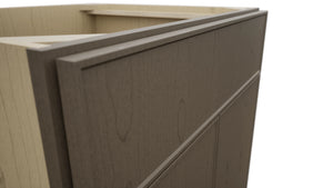 Fabuwood Echo Mocha SB27 Base Sink Cabinet, Detail View