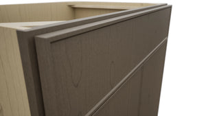 Fabuwood Echo Mocha SB33SDF Base Sink Cabinet, Detail View