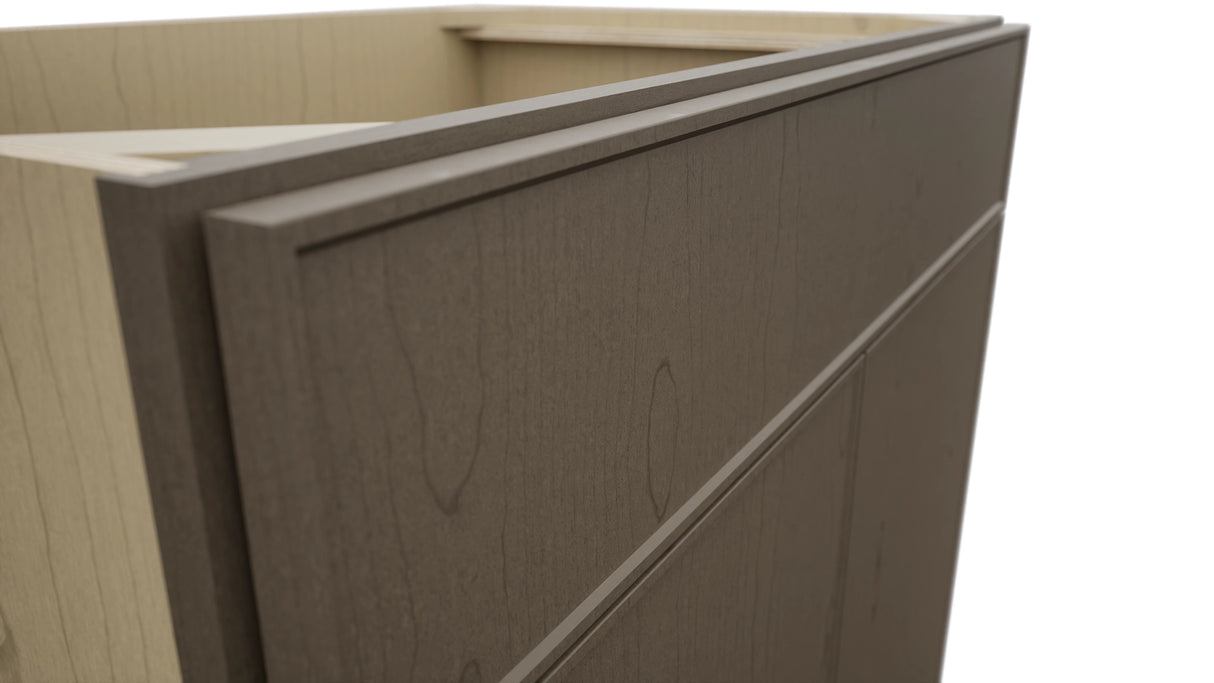 Fabuwood Echo Mocha SB36SDF Base Sink Cabinet, Detail View