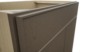 Fabuwood Echo Mocha SB36SDF Base Sink Cabinet, Detail View