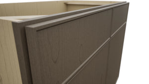 Fabuwood Echo Mocha SB42 Base Sink Cabinet, Detail View