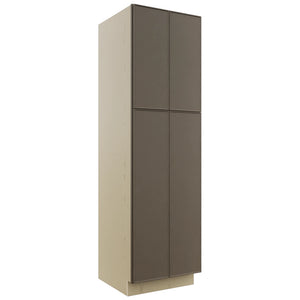 Fabuwood Echo Mocha TP242484 Tall Pantry Cabinet, Front View
