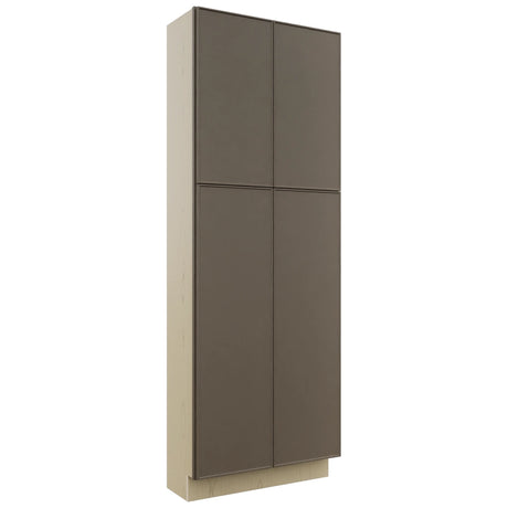 Fabuwood Echo Mocha TP301284 Tall Pantry Cabinet, Front View
