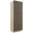 Fabuwood Echo Mocha TP302490 Tall Pantry Cabinet, Front View